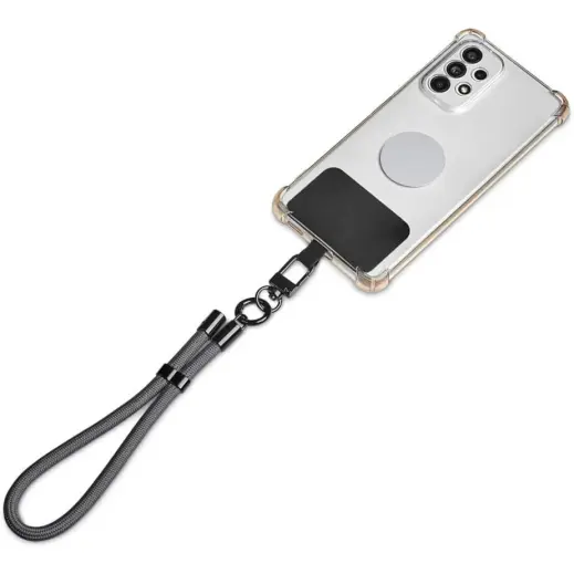 Altitude Atlier Wrist Phone Strap in Pouch - Grey Unbranded Phone